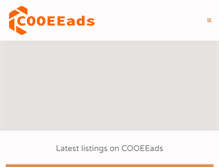 Tablet Screenshot of cooeeads.com.au